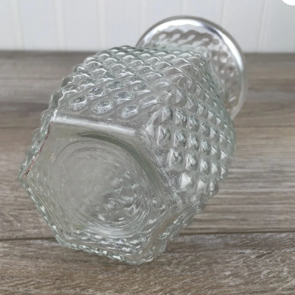 Vintage Pineapple Glass Vase Tiki Bar Cottagecore Coastal Decor